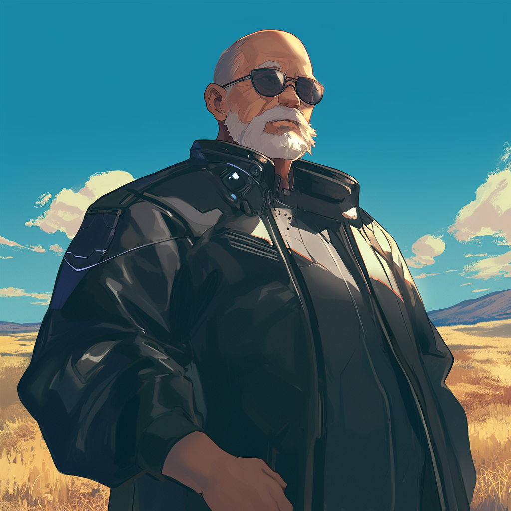 Dr. Reese standing in a field