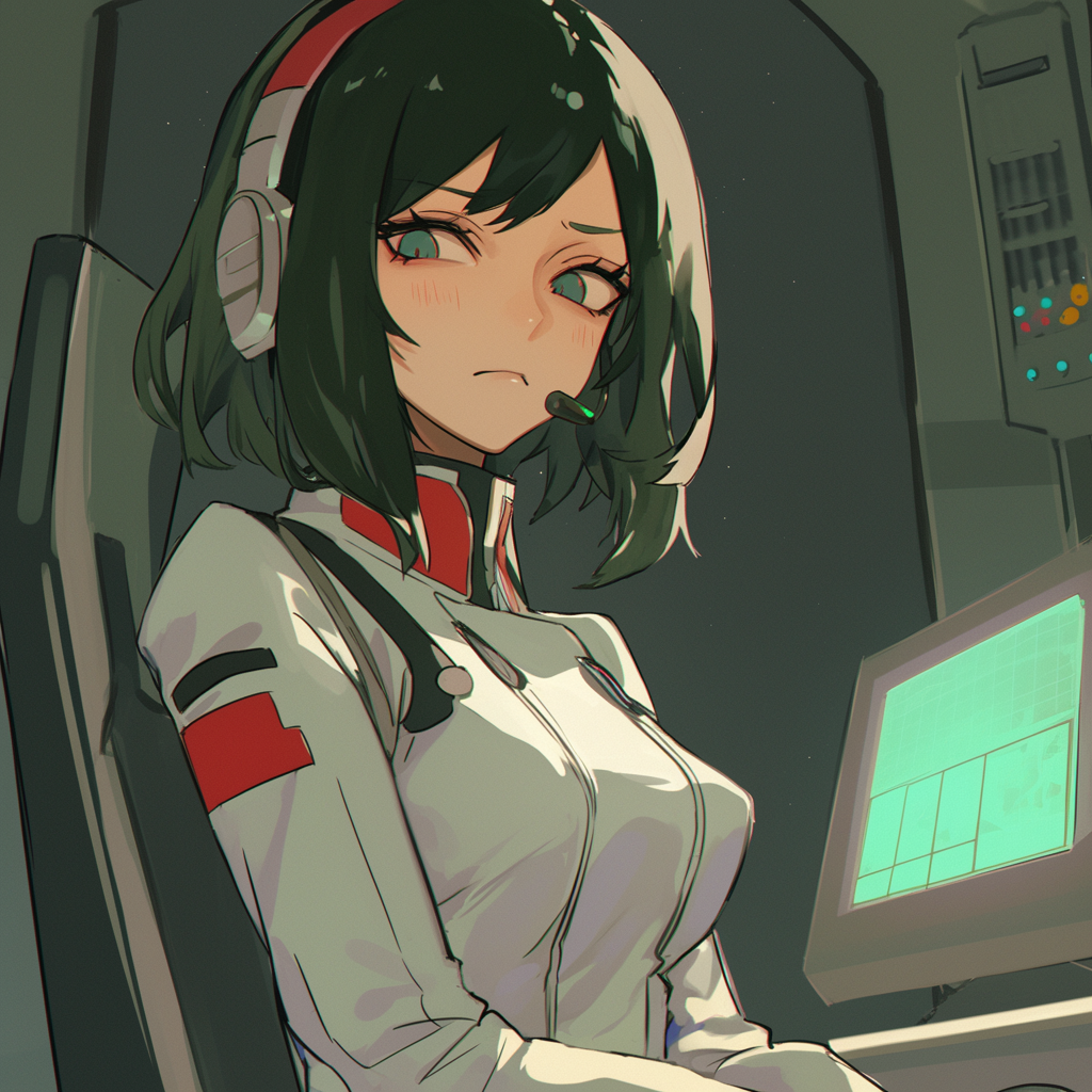 Mission Liasion Gray at work